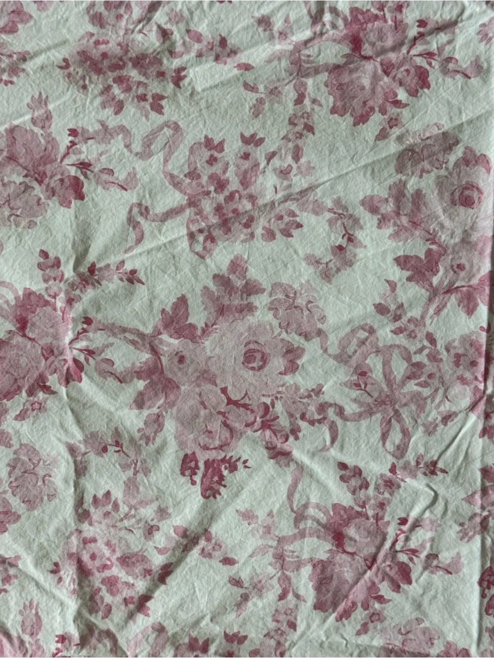 LoveShackFancy x Pottery Barn Teen Garden Damask Full Sheets Pink 3 Piece
